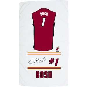   Sports Miami Heat Chris Bosh Player Jersey Towel