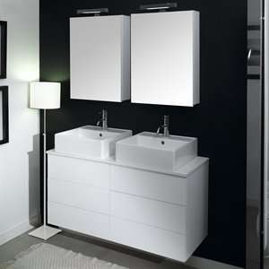  Nameeks Set NT4 Glossy White Time Bathroom Vanity