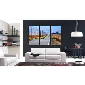   Road by Chris Streeter Ready to Hang Three Panel Collection Home