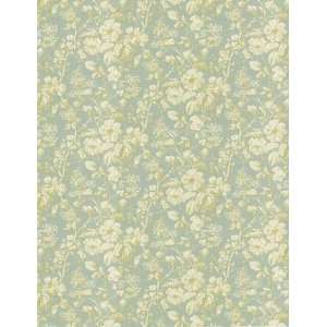  Sarah Floral Sage RLF 111   11.00 yard remnant Kitchen 