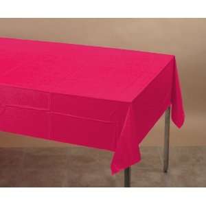  Magenta Plastic Banquet Table Covers   54 x 88 Health 