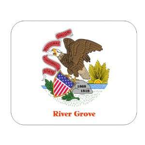  US State Flag   River Grove, Illinois (IL) Mouse Pad 