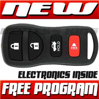 NEW NISSAN 4 BUTTON KEYLESS ENTRY REMOTE KEY FOB CLICKER TRANSMITTER 