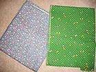 Nice, Large Pcs. Quilting Cotton Fabric  Green & Blue