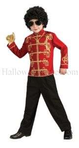 Michael Jackson Red Military Jacket Child Costume  