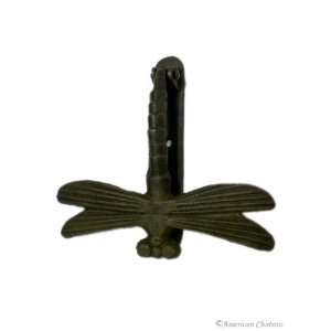    New Heavy Art Deco Cast Iron Dragonfly Door Knocker