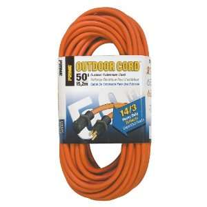   14/3 SJTW Heavy Duty Outdoor Extension Cord, Orange