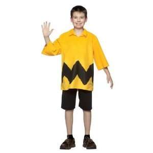  Peanuts Charlie Brown Shirt Child Halloween Costume Size 7 