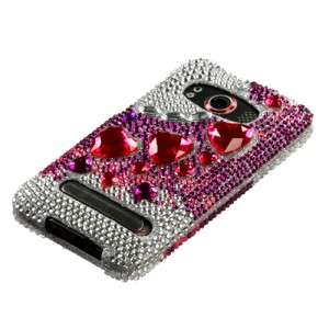   Crystal Diamond BLING Hard Case Phone Cover for Sprint HTC EVO 4G