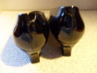 Womens Liz Claiborne Black Patent Leather Pumps 8.5 M  