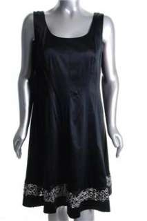 Jones New York Dress Plus Size Versatile Black Embellished Sale 18W 