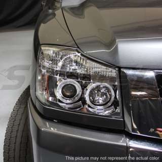 04 07 NISSAN TITAN ARMADA PROJECTOR HALO HEADLIGHTS+SLIM 6000K HID KIT 