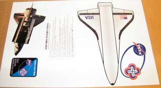NASA Space Shuttle Glider Kit Color Vintage Ken Leja  