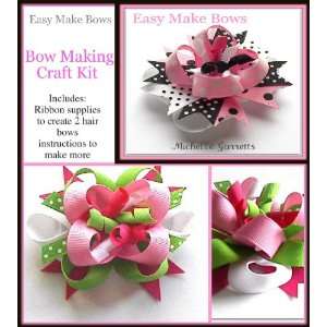  Bow Making Hand Made Craft Kit, How to Make These Ribbon Hair Bows 