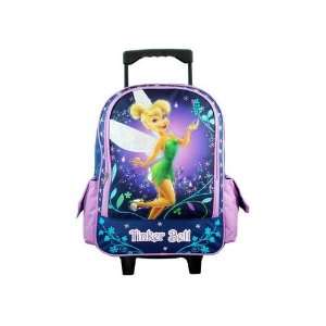  Disney Tinker Bell Rolling Backpack   Full size School 