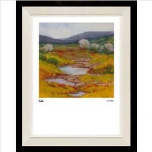 Mountain Stream I Framed Print   Kim Coulter Mat Color White Floater 