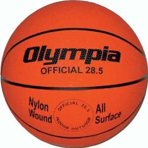   Rubber Basketball (Orange) by Olympia Sports