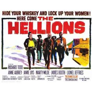 The Hellions Movie Poster (11 x 14 Inches   28cm x 36cm) (1961) Style 