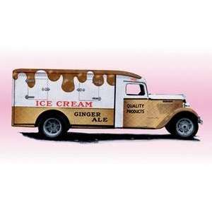  Paper poster printed on 12 x 18 stock. Ice Cream Truck 