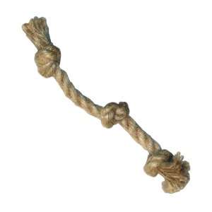  Natural Hemp Triple Knot Rope Toy   Small