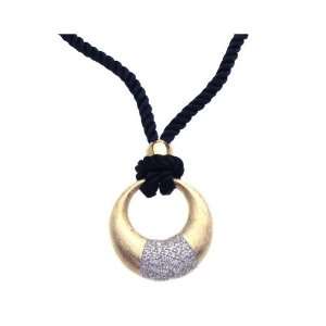  Nickel Free Silver Necklaces Gold Plated Oval With Cz On 