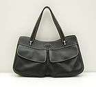 Authentic Vintage FENDI Brown/ Black Leather Shoulder Handbag Purse 