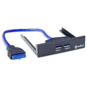  SYBA CL HUB20113 USB 3.0 2 port 3.5 Front Panel with Built 