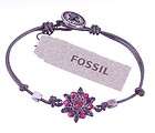 new fossil pink bracelet holiday vintage silver tone ja $ 19 99 listed 