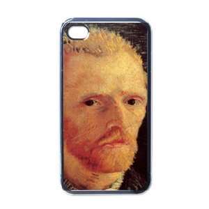  Self Portrait E By Vincent Van Gogh Black Iphone 4 