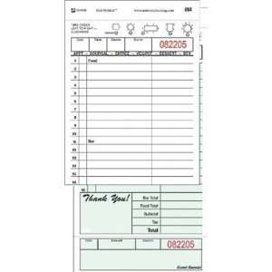  Guestcheck 4.25X8.25 2Pt Paper/Board Check (G4900) 8 250 