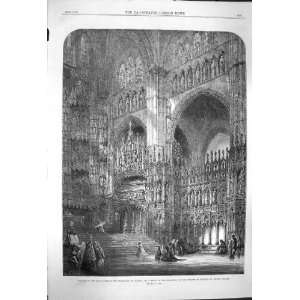  1864 Chapel High Altar Cathedral Toledo Architecture