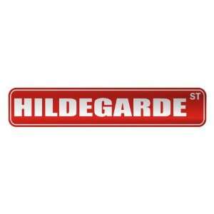   HILDEGARDE ST  STREET SIGN NAME