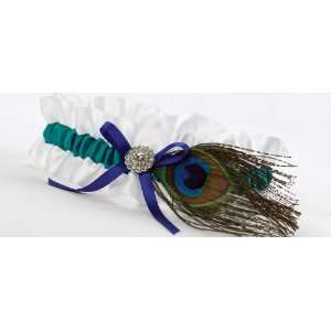  Peacock Feather Garter 