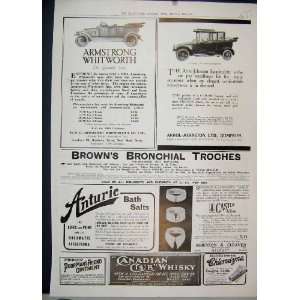   1914 Motor Car Bath Salts Armstrong Whitworth Advert