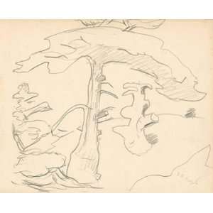   Nicholas Roerich   24 x 20 inches   Monhegan sketch 18