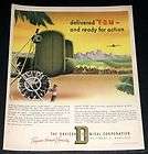 1944 OLD WWII MAGAZINE PRINT AD, DAVISON, GIUSTI AIRCRA