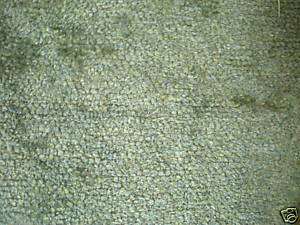 Smokey Seafoam Blue/Green Chenille Upholstery Fabric  