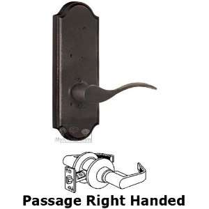  Molten bronze right handed passage lever   sutton plate 
