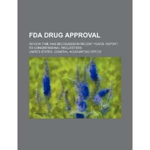  FDA drug approval review time has decreased in recent 