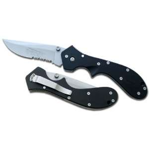Timberline Kelly Worden Tactical Folding Knife 3.9 Combo Blade, Zytel 