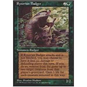  Magic the Gathering   Rysorian Badger   Homelands Toys & Games