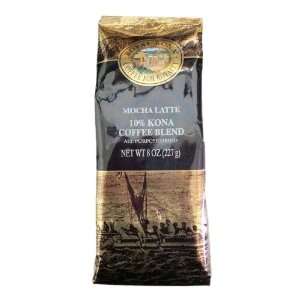 Royal Kona   Mocha Latte   10% Kona Coffee Blend   All Purpose Grind 