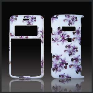  Flowers on Purple Designd ABS Design case cover for LG 