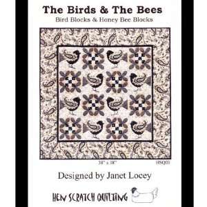  Birds & Bees Quilt Pattern By The Each Arts, Crafts 