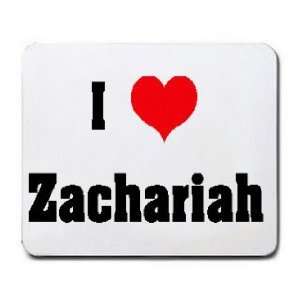  I Love/Heart Zachariah Mousepad