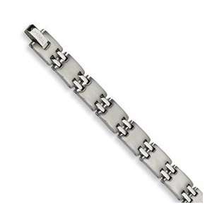 Stainless Steel and Polished Bracelet SRB109 8.75 Jewelry