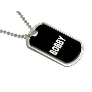  Bobby   Name Military Dog Tag Luggage Keychain Automotive