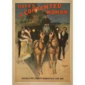  Poster Hoyts A contented woman 1898