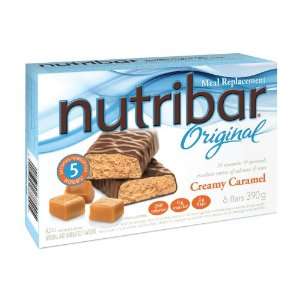  Nutribar Original Meal Replacement, Creamy Caramel, 6 Bar 