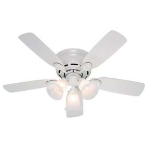  NEW HUNTER 21880 42 LOW PROFILE PLUS CEILING FAN WITH 